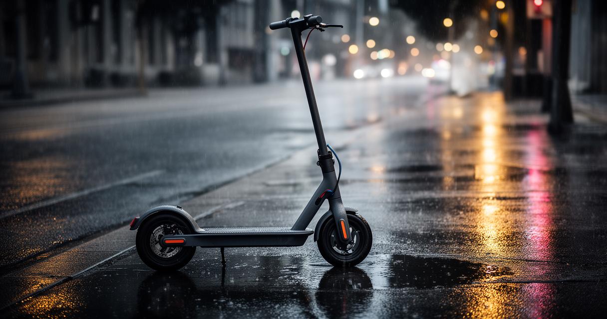 Peut-on rouler avec sa trottinette électrique sous la pluie ? Les réparations courantes après une sortie pluvieuse
